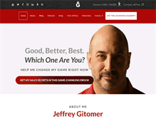 Tablet Screenshot of gitomer.com
